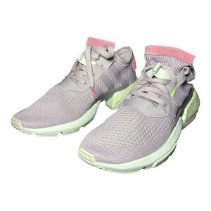 Adidas Pod S3.1 Womens Size 9 Purple White Athletic Running Shoes Sneakers